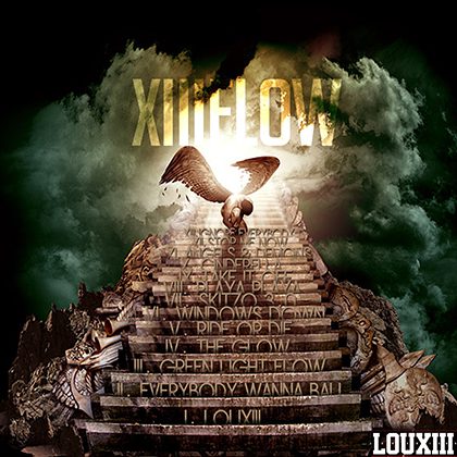 louchiano Louxiii the XIII Flow album cover back